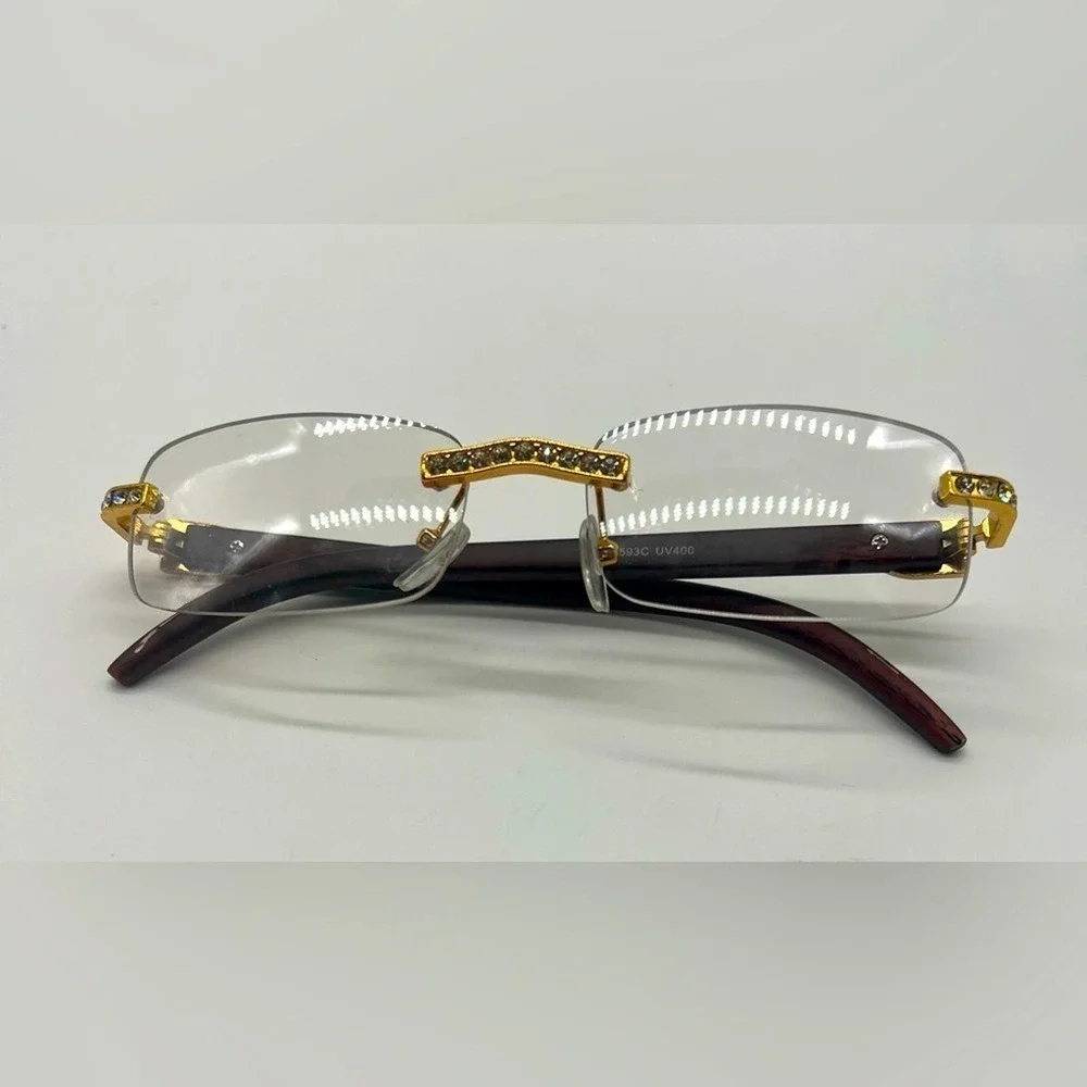 Non prescription bling fashion glasses